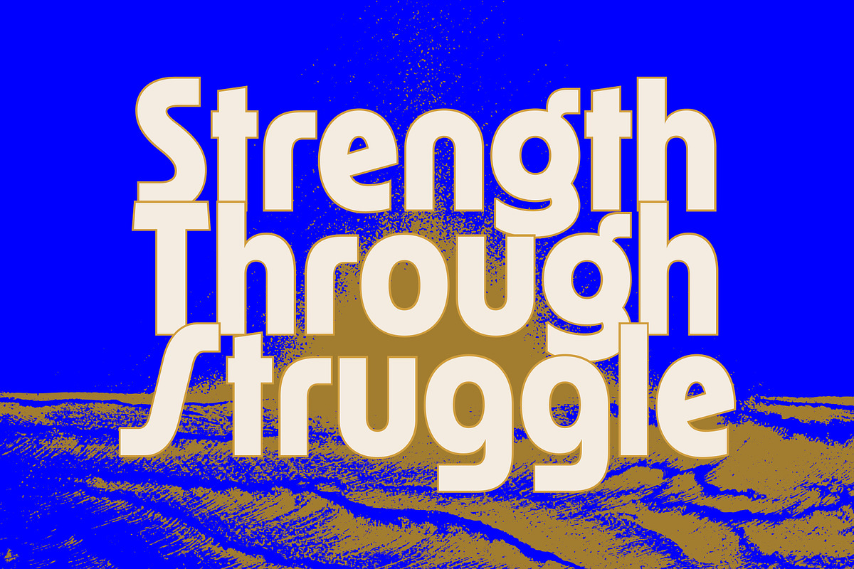 TNSC Queen Ombre - Geometric Sans, a Sans Serif Font by The Native Saint Club (Photo 12 of 13)