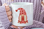 Latch Hook Yarn Valentines Gnome PNG, an Illustration by CraftArtStudio (Thumbnail 3 of 4)