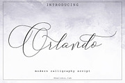 Orlando Script Font, a Script Font by Khalidin.Ink (Thumbnail 1 of 6)