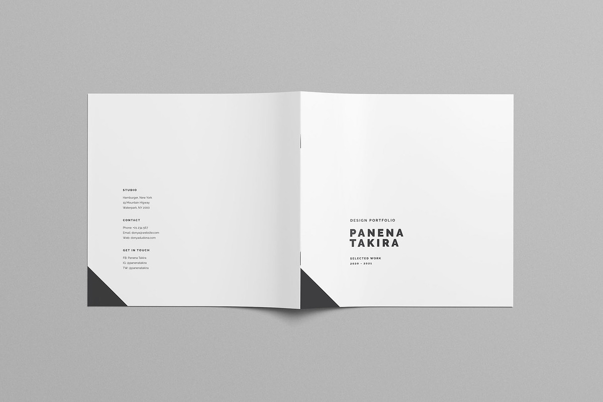 Square Portfolio, a Brochure Template by Meenom Templates (Photo 2 of 16)