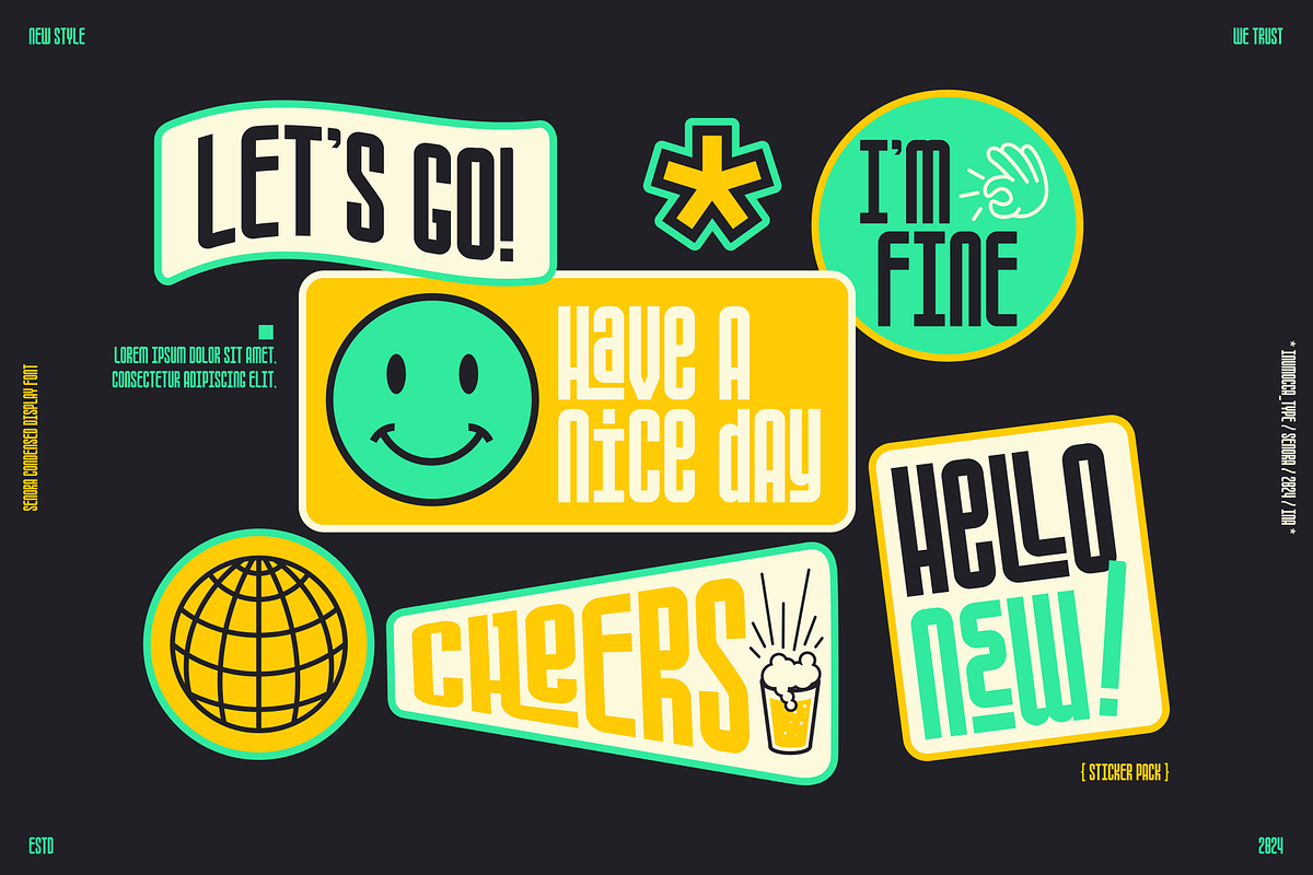 Senora Discount 20 Off, a Sans Serif Font by inumocca_type (Photo 7 of 15)