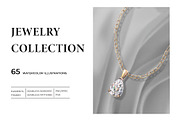 Jewelry Collection,watercolor, a Decorative Illustration by SvetLana (Thumbnail 1 of 12)