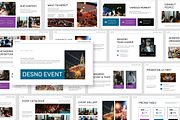 Desno : Event Google Slides, a Presentation Template by Punkl Camp (Thumbnail 1 of 9)