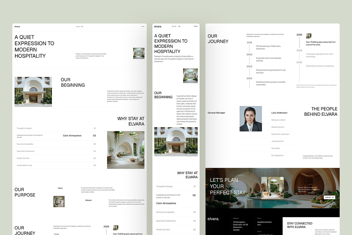 Hotel & Resort Website UI Figma, an UI Kit Template by peterdraw (Photo 3 of 7)