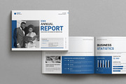 Annual Report Template Landscape, a Brochure Template by MassiveCreator (Thumbnail 1 of 5)