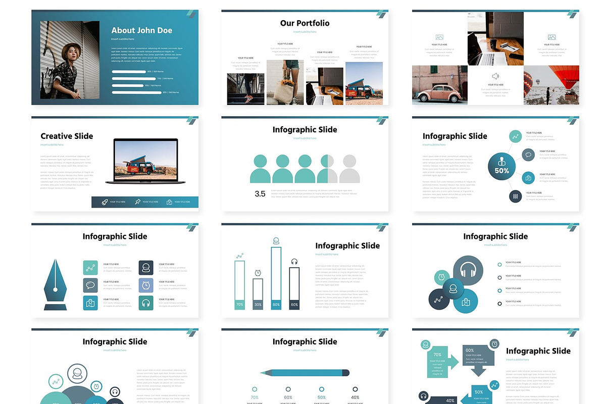 Unity - Powerpoint Template, a Presentation Template by AQR Studio