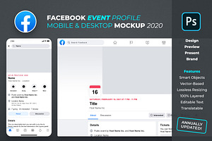 New Facebook Event Profile Mockup