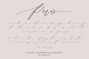 Allegia Handwritten Wedding Font