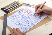 Back to school doodle vector set, an Education Illustration by Hala (Thumbnail 2 of 5)