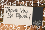Rocks Bastard - Dry Brush Font, a Handwritten Font by VASTARD STUDIO (Thumbnail 9 of 9)