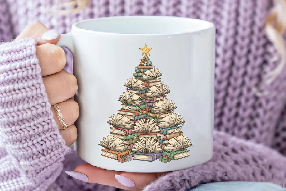 Books Christmas Tree Teacher PNG, an Illustration by Daily.Designs (Photo 4 of 5)