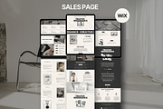 Wix Sales page Coaching, a Landing Page Template by Studio Suvelle (Thumbnail 1 of 11)