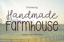 Handmade Farmhouse is duo font