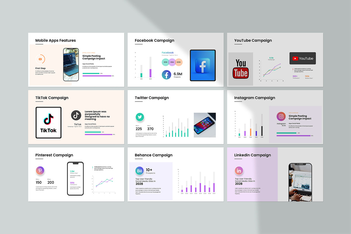 Digital Marketing Strategy, a Presentation Template by creathrivestudio (Photo 15 of 23)
