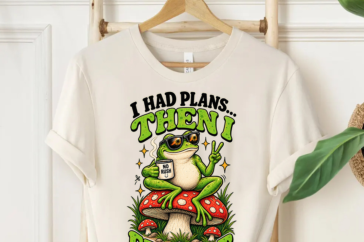 I Had Plans Then I Froggot Cute PNG, an Object Graphic by Star Graphic Design (Photo 8 of 12)