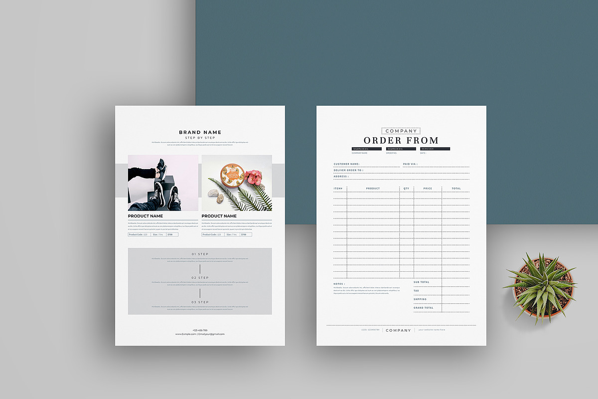 Line Sheet Bundle | Word & Indd, a Stationery Template by obayes (Photo 17 of 34)
