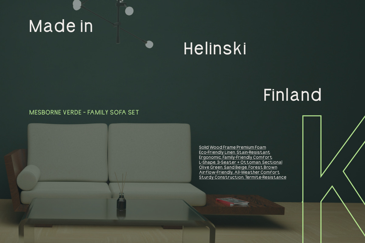 Mesborne – Modern Sans Serif Font, a Sans Serif Font by Vadovastd (Photo 6 of 7)