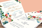 FLOWER WEDDING INVITATION SUITES, an Invitation Template by Totem Invitation House (Thumbnail 4 of 4)