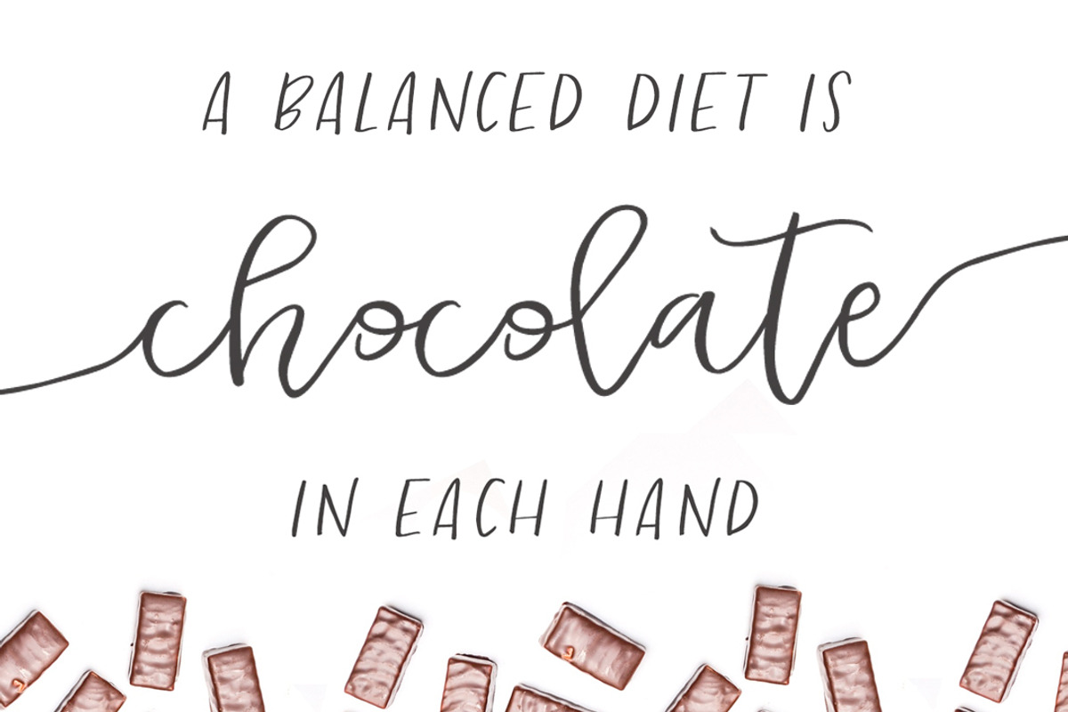 Duckbite Font Family preview 4