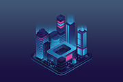 Isometric Building Set 11 Designs, a Work Illustration by Peacock_design (Thumbnail 4 of 12)