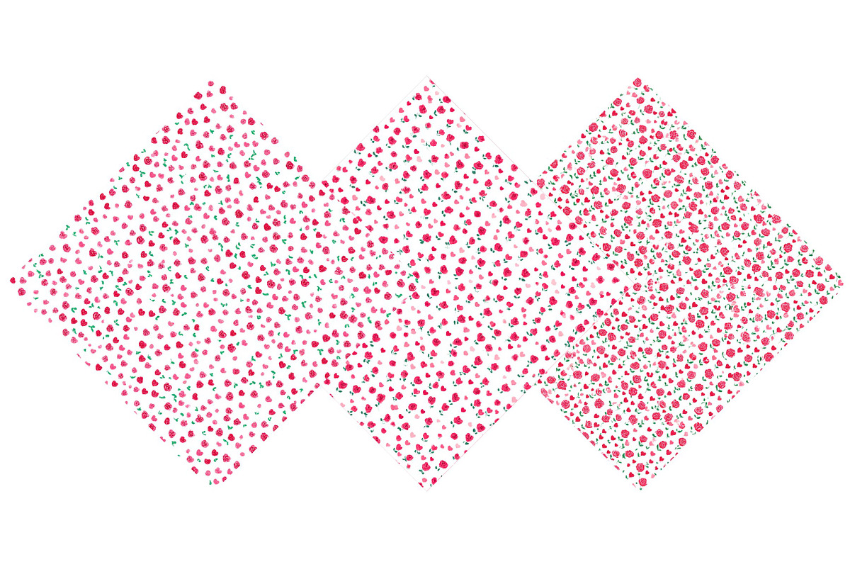 Modern valentines day pattern pack, an Illustration by DreamPrint404 (Photo 4 of 5)
