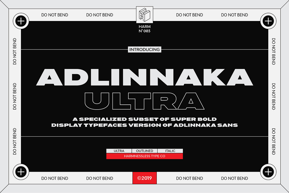Adlinnaka Ultra - Display Font