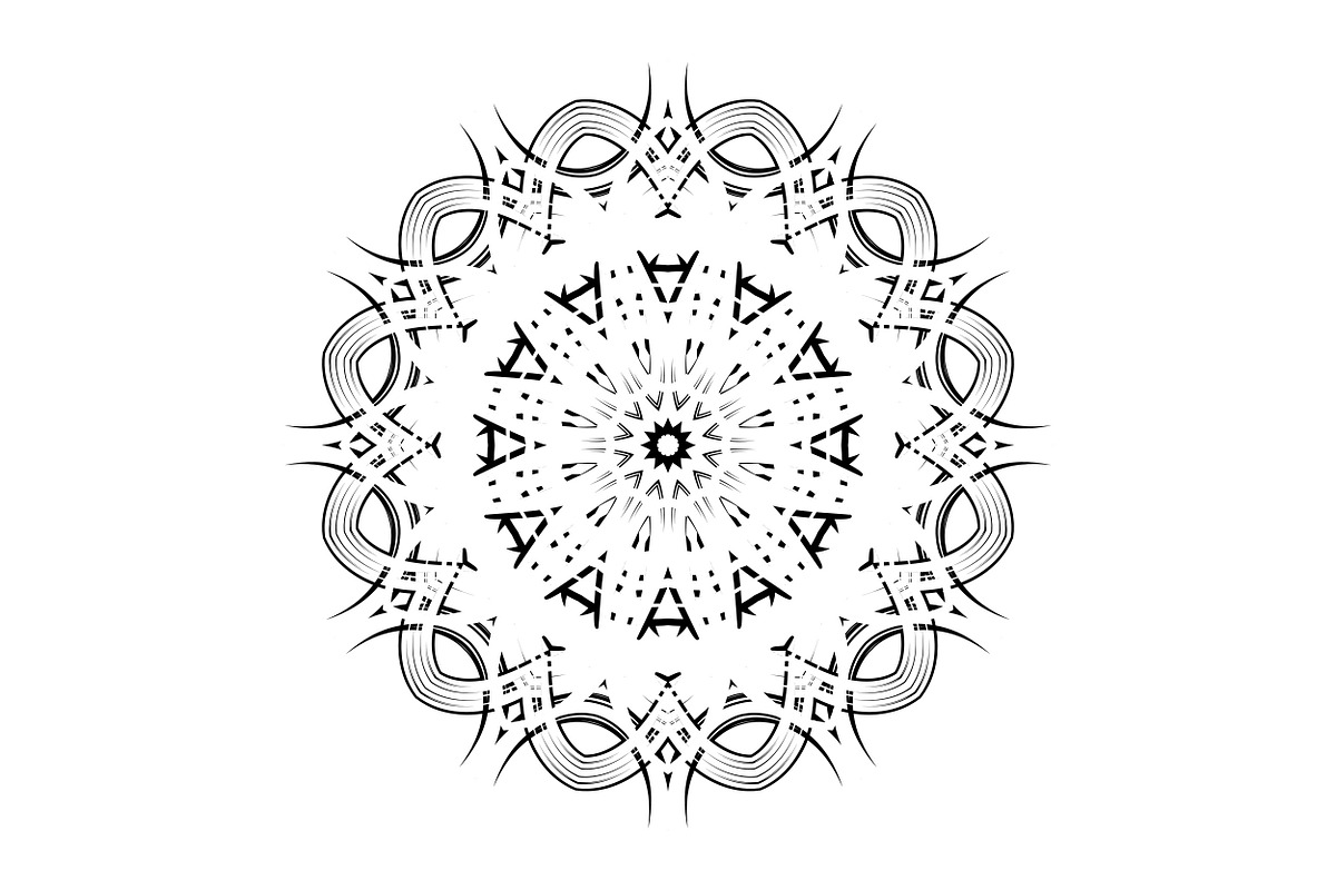 Premium Mandala Illustration Pack, a Decorative Illustration by NJ Himel (Photo 84 of 101)