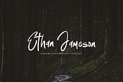 Ethan Jameson, a Handwritten Font by HaKi Studio (Thumbnail 1 of 5)