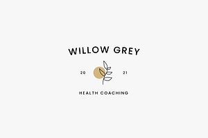 Health Coach Logo Kit For Canva