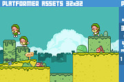 Platformer Assets Pack 3, a Background Graphic by Fassous game assets (Thumbnail 1 of 3)