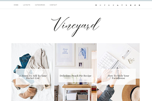 Wordpress Theme Vineyard