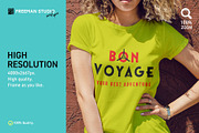 T-Shirt Mock-Up Set, a Shirt Mockup by Freeman Studio (Thumbnail 4 of 16)