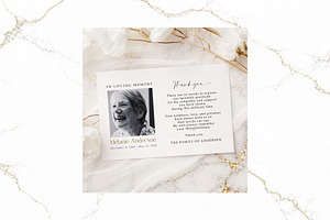 Funeral Thank You Card Canva FR002, a Card Template by TyphoonStudio