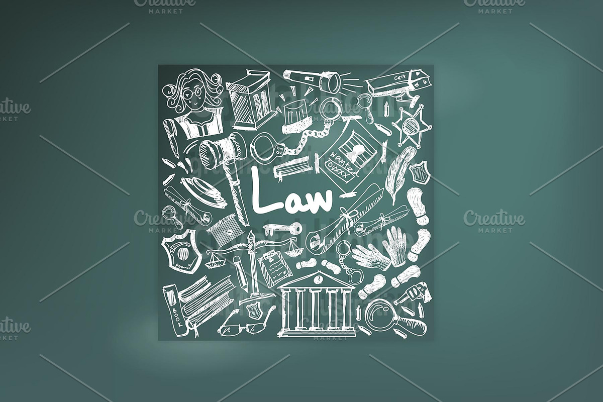 Blackboard education doodle pack (2), an Icon by Crytal Home Graphics (Photo 4 of 4)