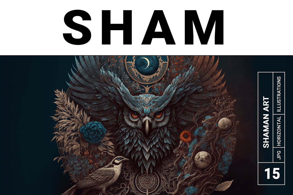 Sham Collection · Shaman Art, a Person Illustration by milatovar (Photo 1 of 18)