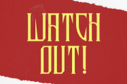 Alaftar Display Font, a Blackletter Font by Maulana Creative (Thumbnail 5 of 7)