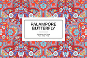 Palampore Butterfly Batik Print, a Pattern Graphic by ASTUDIO (Thumbnail 1 of 5)