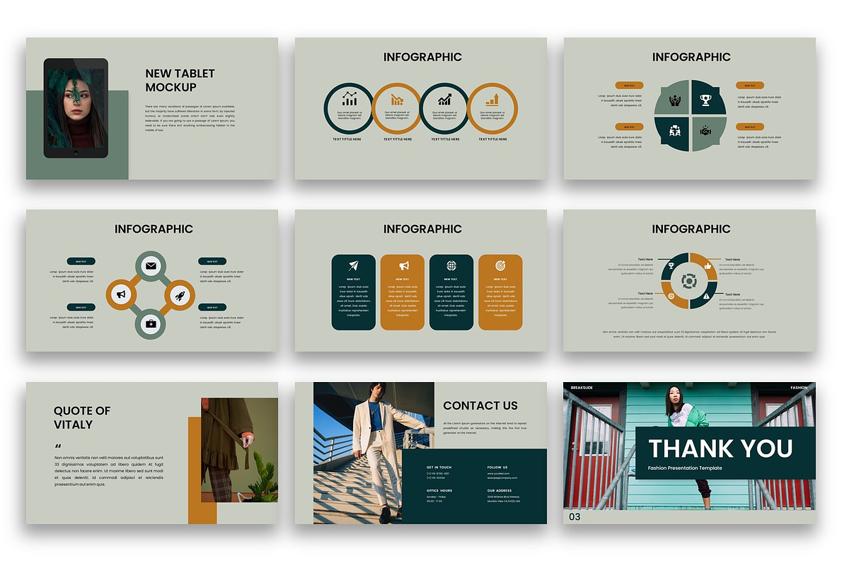 Vitaly – Fashion Google Slide, a Presentation Template by kreatifreya (Photo 5 of 5)