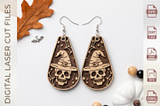 Halloween Earring SVG Collection, an Object Graphic by WoodoraCut (Thumbnail 10 of 11)