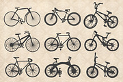 Bicycle Vector Set, an Object Graphic by Bugcessories (Thumbnail 3 of 4)