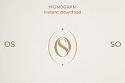 OS SO Wedding Monogram Logo, a Branding & Logo Template by LogoAV (Thumbnail 6 of 6)