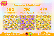 Mango Spark Drink Seamless Pattern, a Background Graphic by K.JackArtwork (Thumbnail 2 of 8)