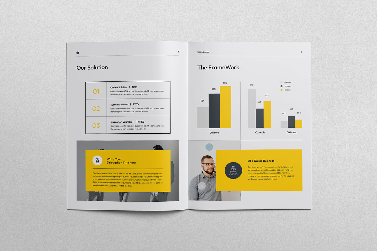 Business White Paper, a Brochure Template by KreateTribe (Photo 4 of 10)