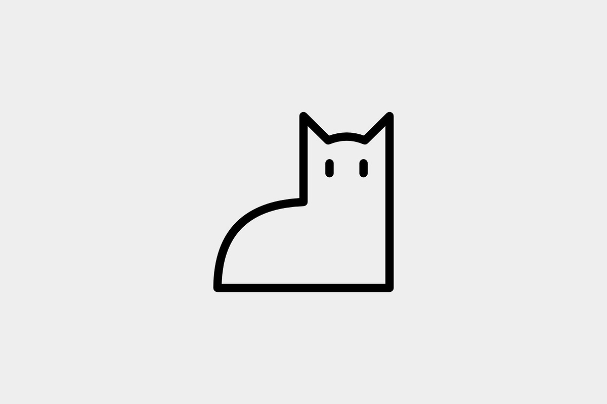 Cat, an Outline Icon by Jordy