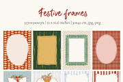 Christmas Backgrounds Frames Flowers, an Object Graphic by Yuliya Derbisheva (Thumbnail 5 of 14)