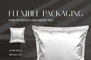 Flexible Packaging PNG Mockup Pack, a Packaging Mockup by Threestudio (Thumbnail 1 of 3)
