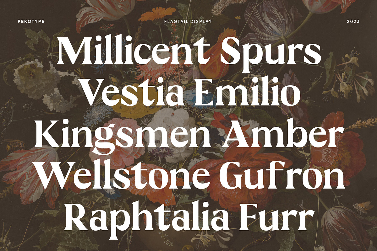 Flagtail Display - Modern Serif, a Serif Font by Pekotype (Photo 2 of 6)