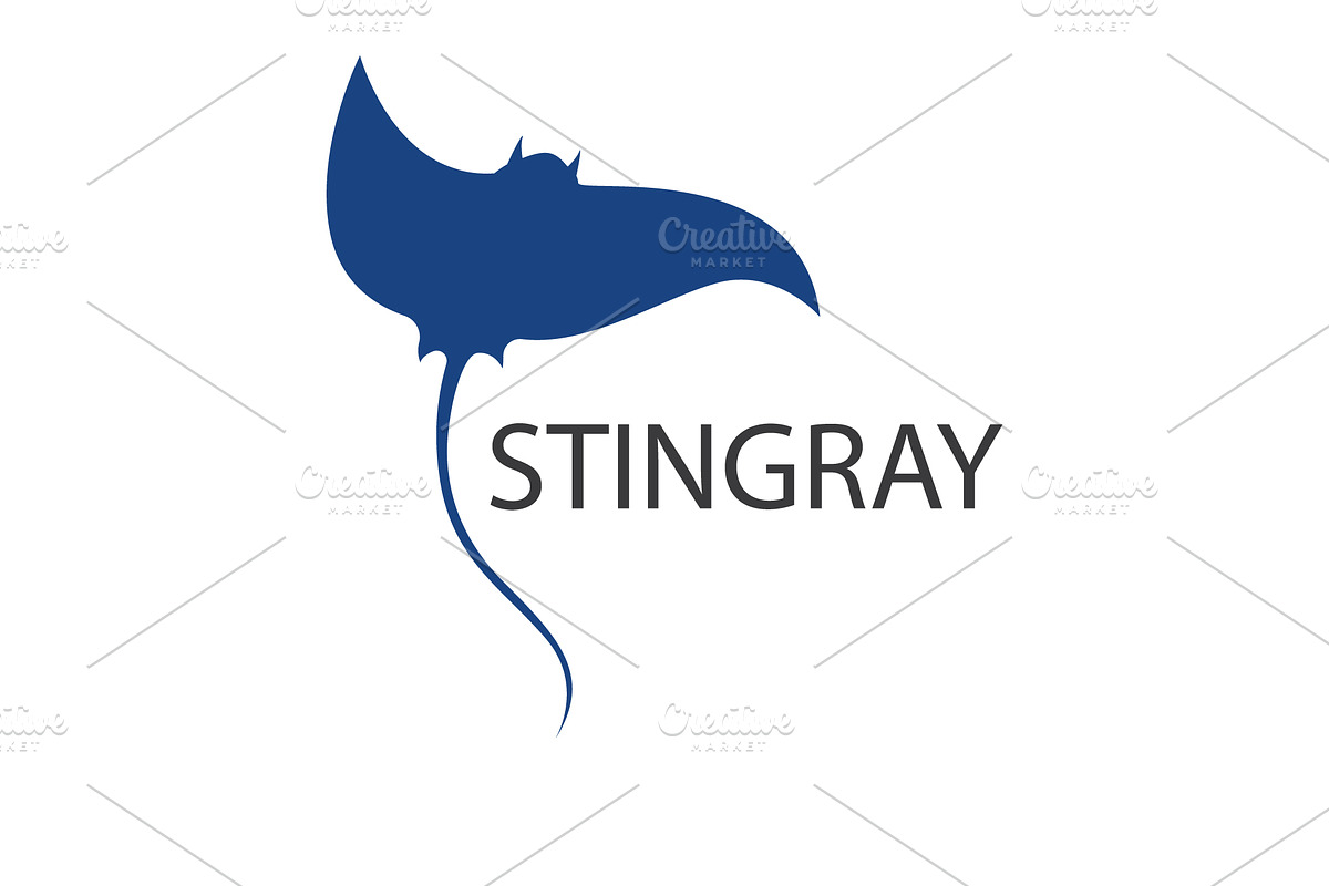 Stingray logo ilustration vector, a Branding & Logo Template by ...