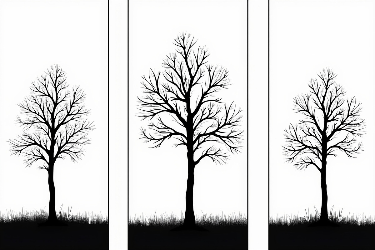 Multi-Panel Tree Silhouette Laser, a Graphic by balal (Photo 6 of 9)