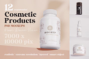 Cosmetic Products 1 – 12 Mockups, a Packaging Mockup by TVartworks (Thumbnail 1 of 38)